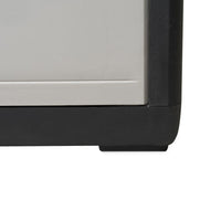 Thumbnail for Gartenschrank mit 1 Regal Schwarz und Grau