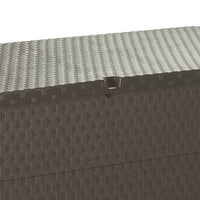 Thumbnail for Garten-Aufbewahrungsbox Braun 120x56x63 cm PP Rattan