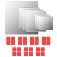 Thumbnail for 7-teiliges Wandspiegelset Quadratisch Glas