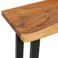 Thumbnail for Konsolentisch Suar-Holz Massiv 110 x 35 x 75 cm