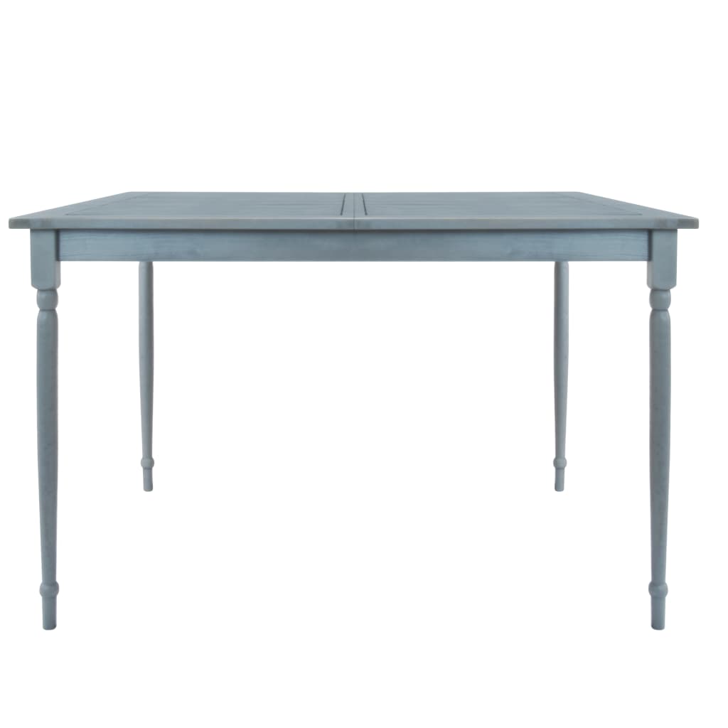 4-tlg. Garten-Lounge-Set Massivholz Akazie Grau und Rot