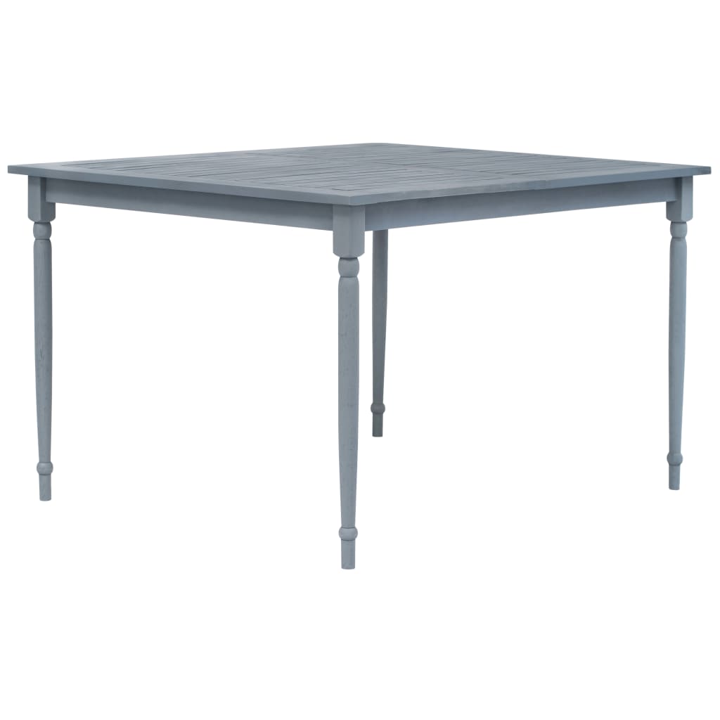 4-tlg. Garten-Lounge-Set Massivholz Akazie Grau und Rot