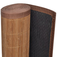 Thumbnail for Teppich Bambus 160 x 230 cm Braun