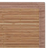 Thumbnail for Teppich Bambus 160 x 230 cm Braun