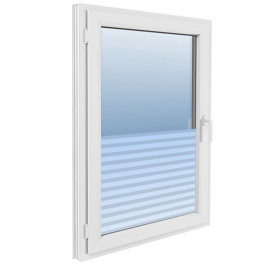 Fensterfolie Sichtschutzfolie Streifen Selbstklebend 0,9x5 m