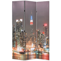 Thumbnail for Raumteiler klappbar 120 x 170 cm New York bei Nacht