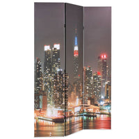 Thumbnail for Raumteiler klappbar 120 x 170 cm New York bei Nacht