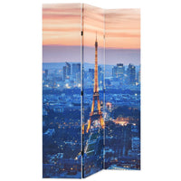 Thumbnail for Raumteiler klappbar 120 x 170 cm Paris bei Nacht