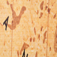 Thumbnail for Raumteiler klappbar 200 x 170 cm Weltkarte Gelb