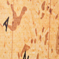Thumbnail for Raumteiler klappbar 228 x 170 cm Weltkarte Gelb