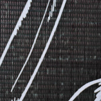 Thumbnail for Raumteiler klappbar 200 x 170 cm Federn Schwarz-Weiß