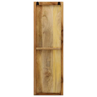 Thumbnail for Wandgarderobe 2 Stk. Mangoholz Massiv 36x110x3 cm