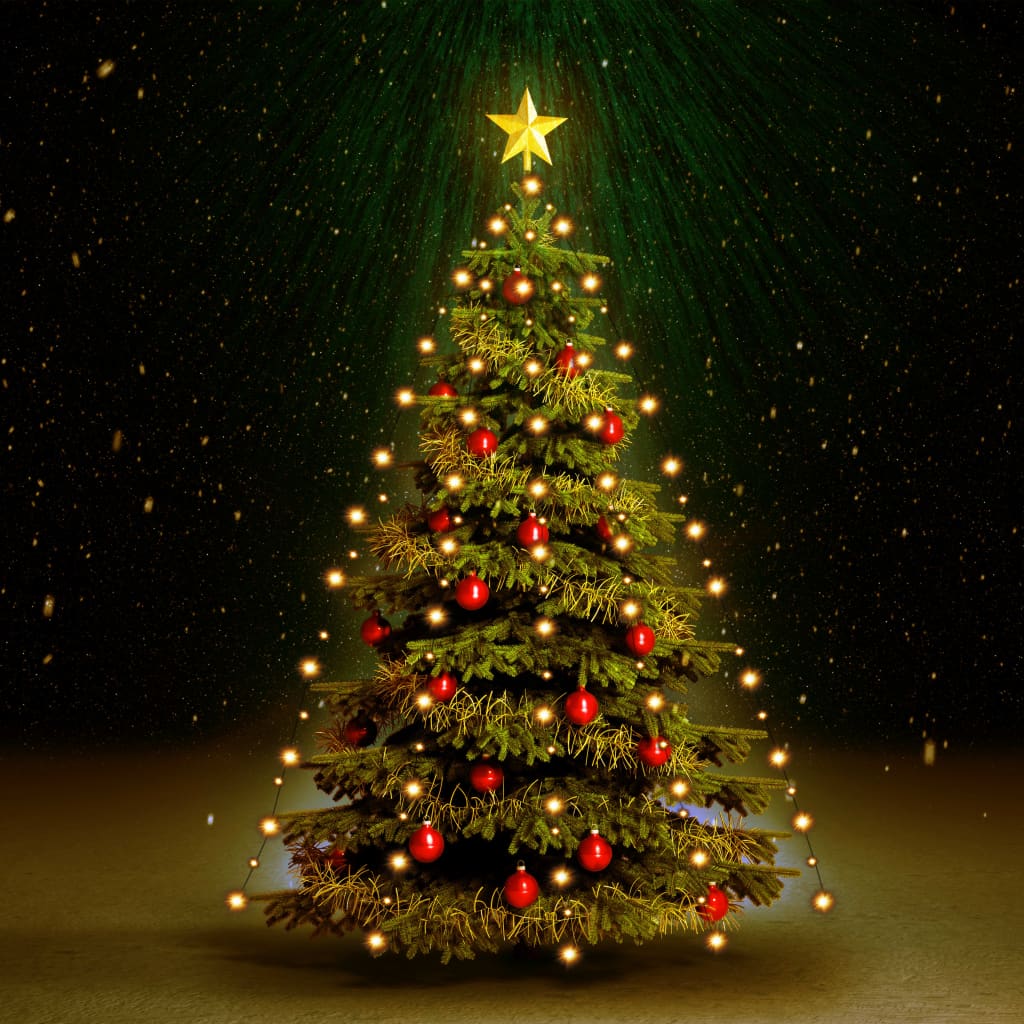 Weihnachtsbaum Lichternetz mit 150 LEDs 150 cm