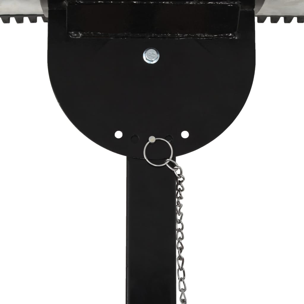 Hand-Schneepflug mit Rädern 100 x 44 cm