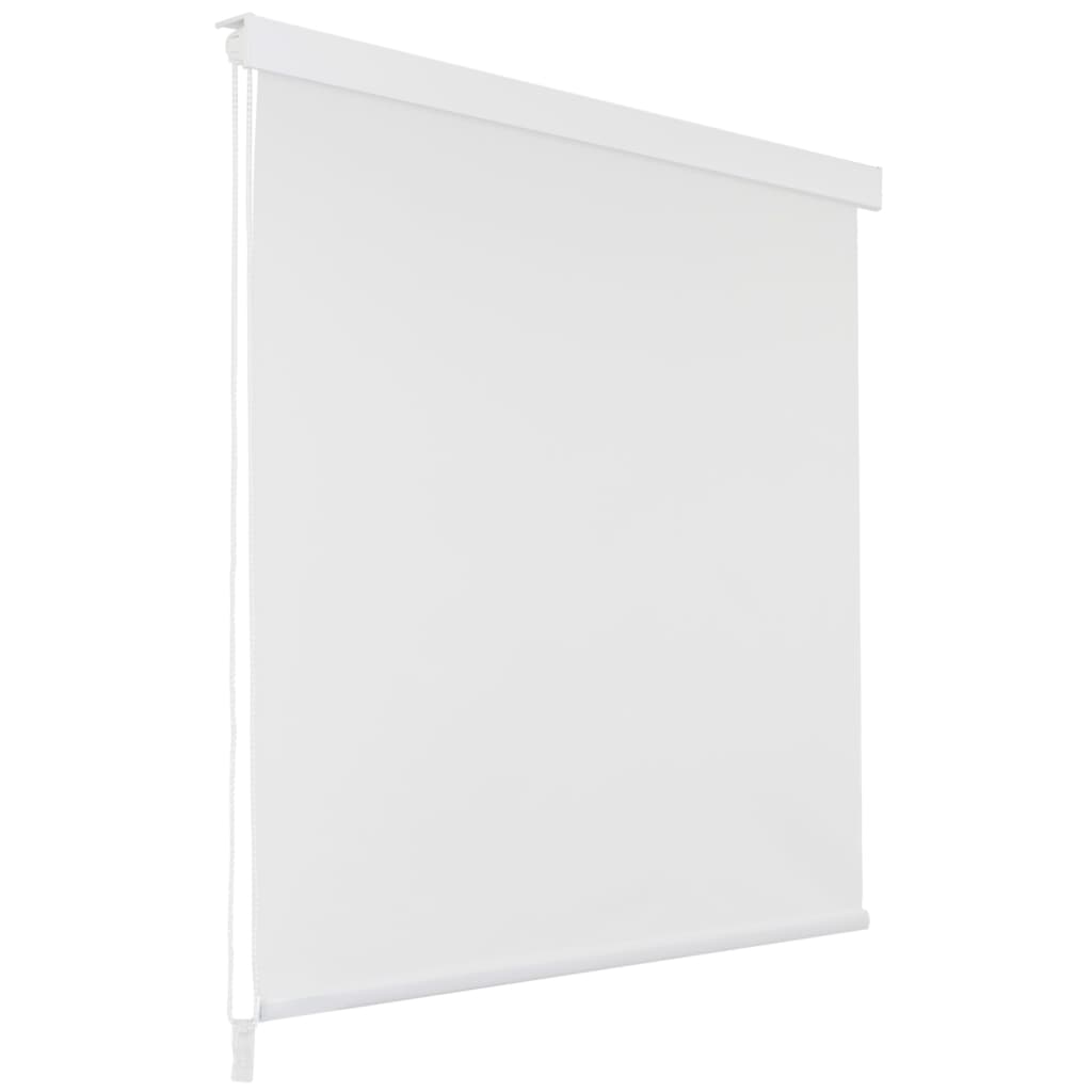Duschrollo 80 x 240 cm Weiß