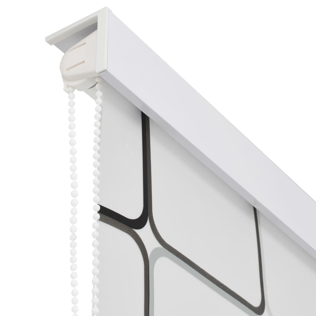 Duschrollo 140 x 240 cm Quadratmuster