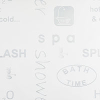 Thumbnail for Duschrollo 120 x 240 cm Splash-Design