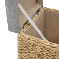 Thumbnail for Ottoman-Set 2 Stk. Seegras Grau