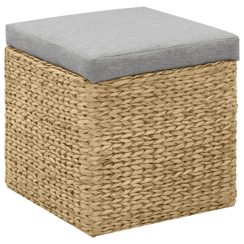 Ottoman-Set 2 Stk. Seegras Grau