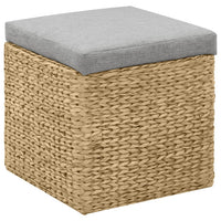 Thumbnail for Ottoman-Set 2 Stk. Seegras Grau