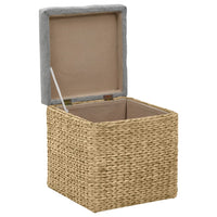 Thumbnail for Ottoman-Set 2 Stk. Seegras Grau