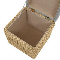 Thumbnail for Ottoman-Set 2 Stk. Seegras Grau