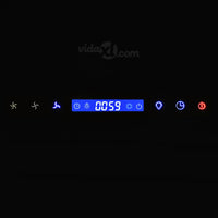 Thumbnail for Dunstabzugshaube Wandmontage Edelstahl 756 m³/h 90 cm Schwarz