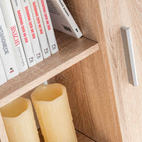 Thumbnail for TV Wohnwand mit LED-Leuchten Sonoma Eiche