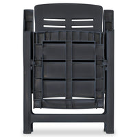 Thumbnail for Garten-Liegestühle 4 Stk. Anthrazit