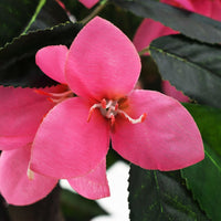 Thumbnail for Künstliche Rhododendron-Pflanze mit Topf 155 cm Grün und Rosa