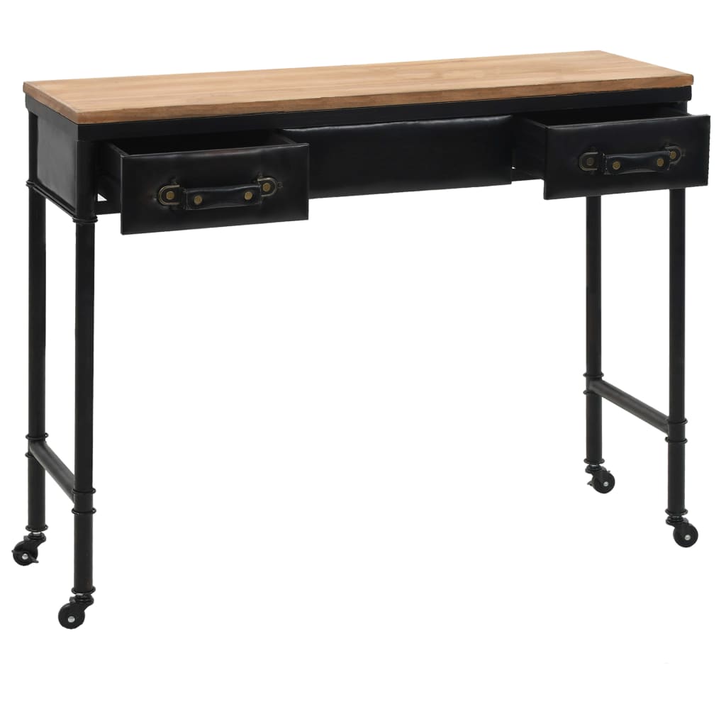 Konsolentisch MDF und Tannenholz 100 x 33,5 x 80 cm