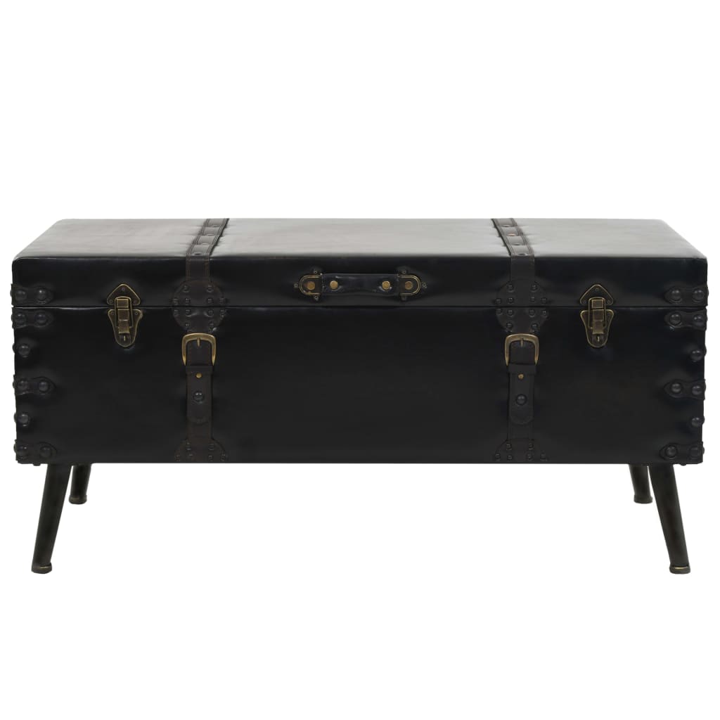 Couchtisch MDF und Stahl 102 x 51 x 48 cm