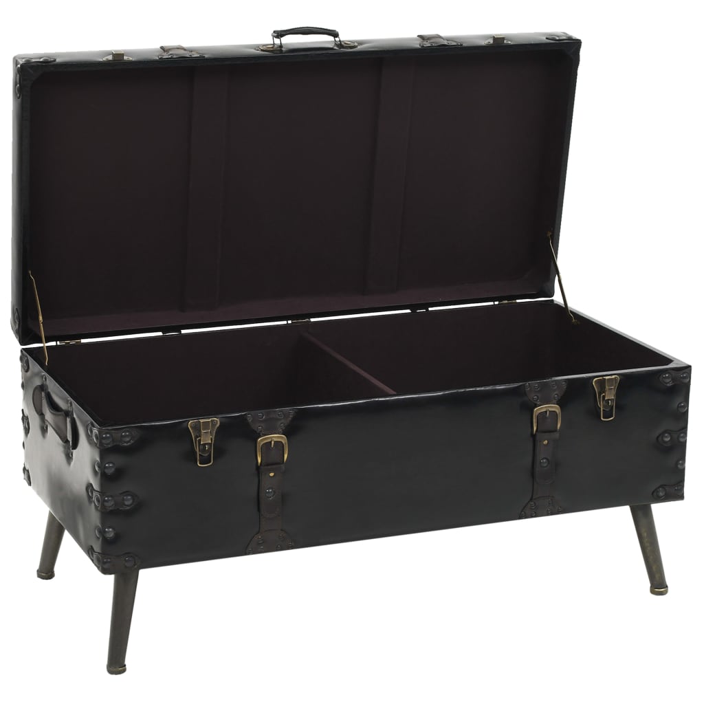 Couchtisch MDF und Stahl 102 x 51 x 48 cm