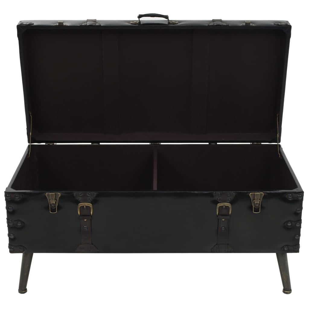 Couchtisch MDF und Stahl 102 x 51 x 48 cm
