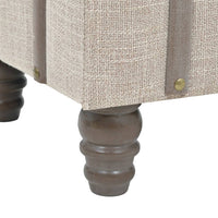 Thumbnail for Aufbewahrungsbank Massivholz und Stahl 111 x 34 x 37 cm