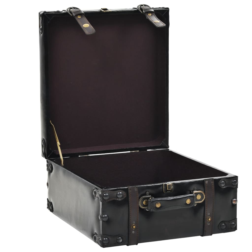 Aufbewahrungsbank MDF und Kunstleder 120 x 41 x 46,5 cm