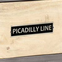 Thumbnail for TV-Schrank Mangoholz Massiv und Stahl 120 x 30 x 45 cm