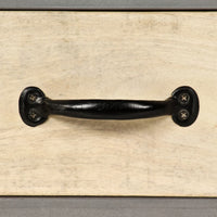 Thumbnail for TV-Schrank Mangoholz Massiv und Stahl 120 x 30 x 45 cm
