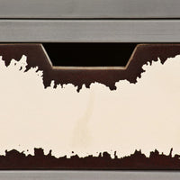 Thumbnail for Sideboard Mangoholz Massiv und Stahl 65 x 33 x 76 cm