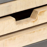 Thumbnail for Sideboard Mangoholz Massiv und Stahl 65 x 33 x 76 cm