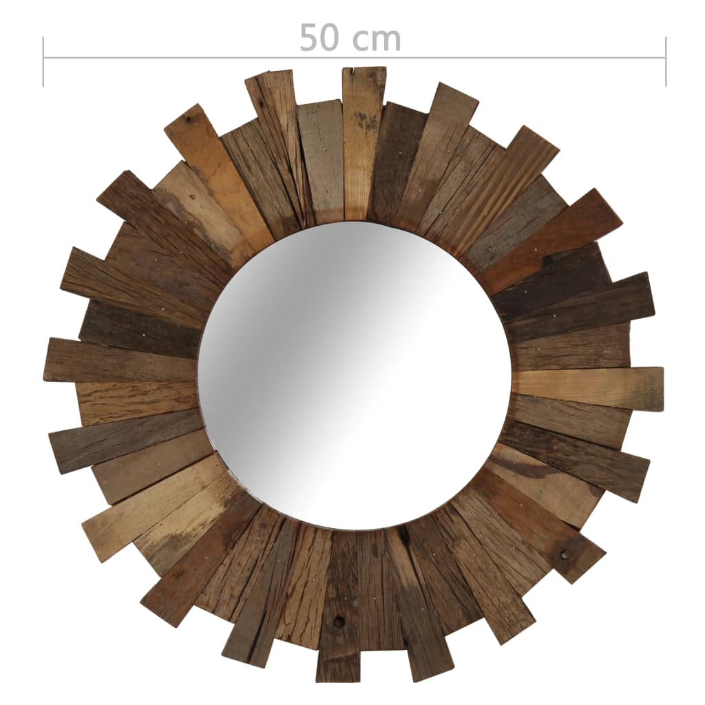 Wandspiegel Altholz 50 cm