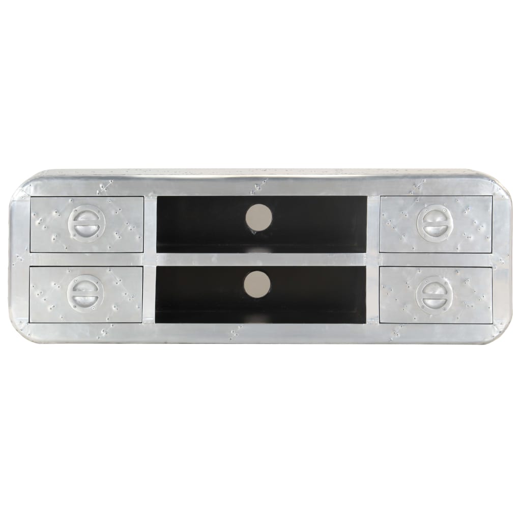 TV-Schrank Vintage Flieger Flugzeug-Stil 120x30x40 cm