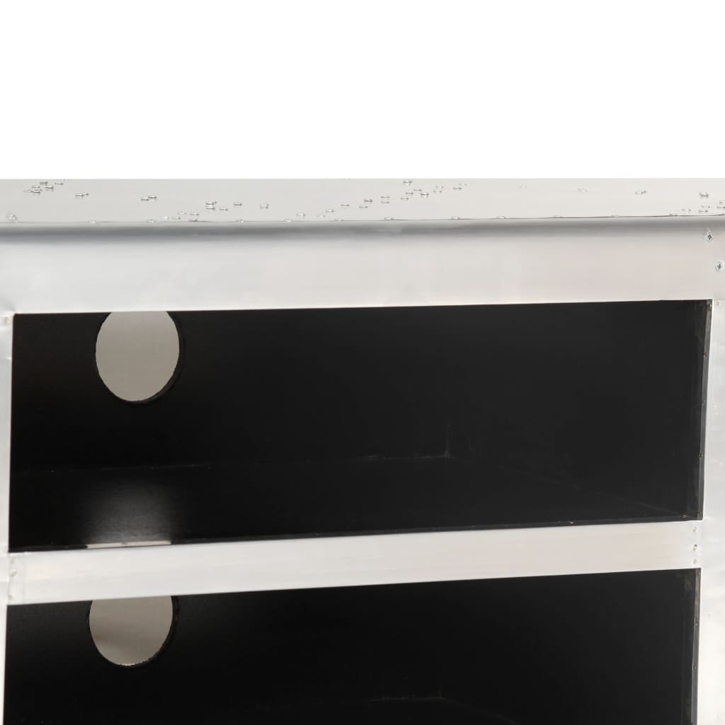 TV-Schrank Vintage Flieger Flugzeug-Stil 120x30x40 cm