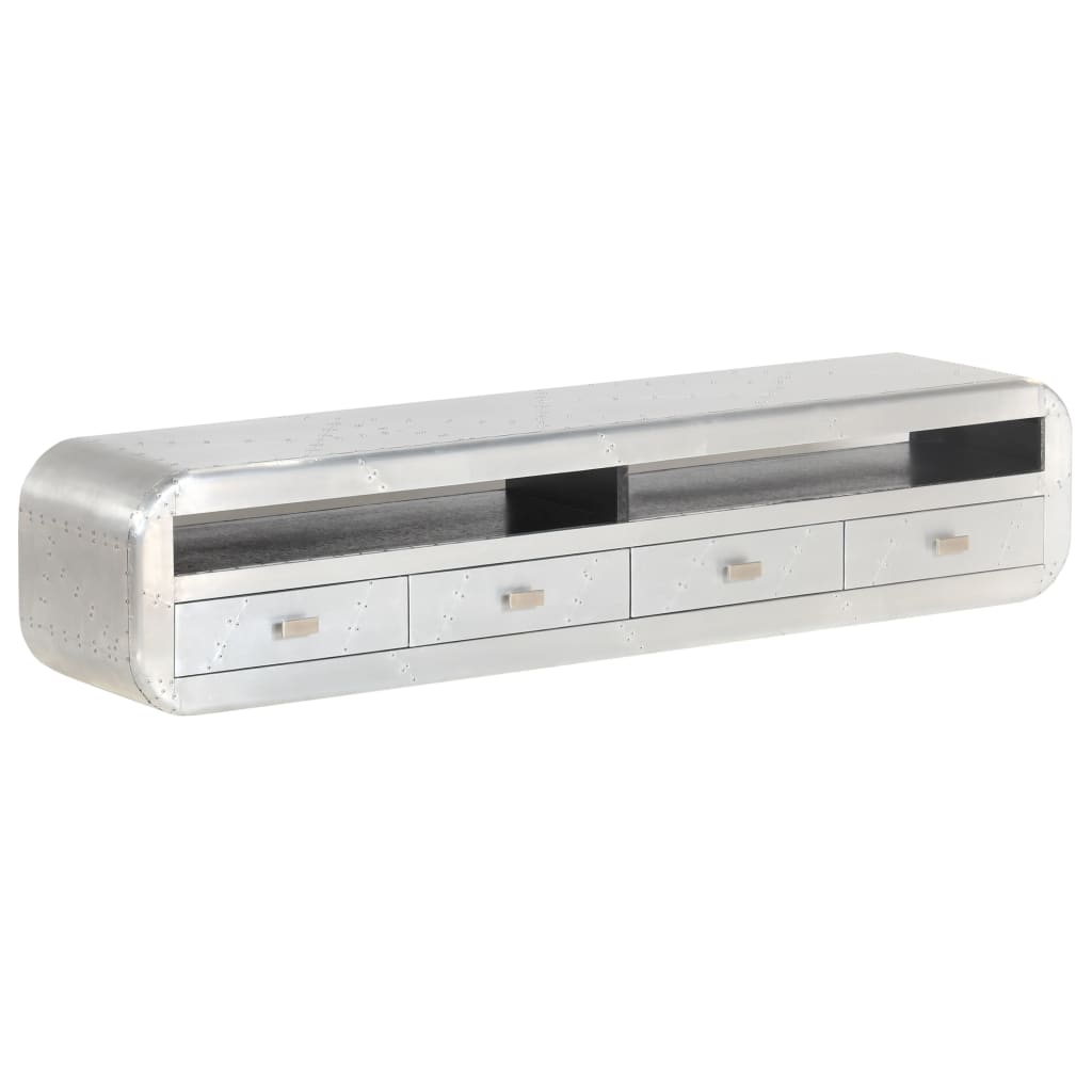 TV-Schrank Vintage Flieger Flugzeug-Stil 140x30x30 cm