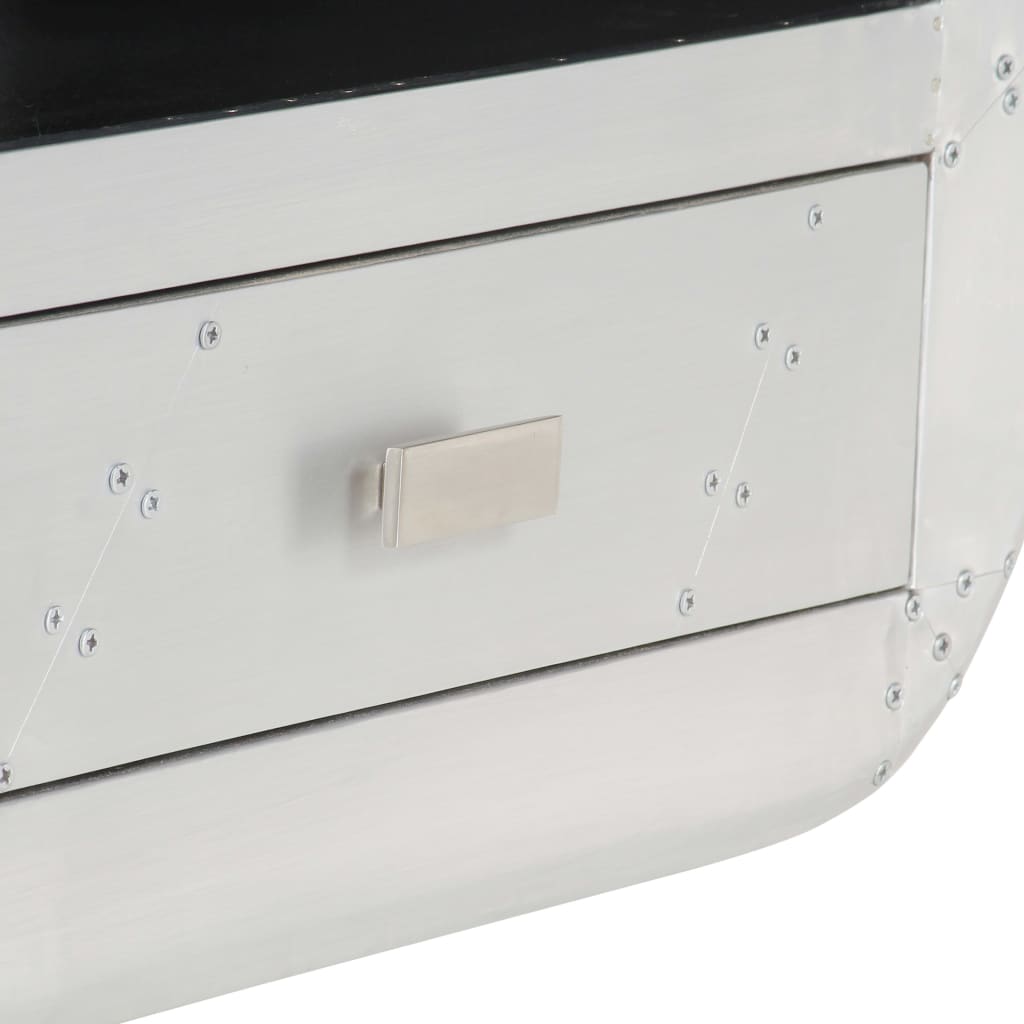 TV-Schrank Vintage Flieger Flugzeug-Stil 140x30x30 cm