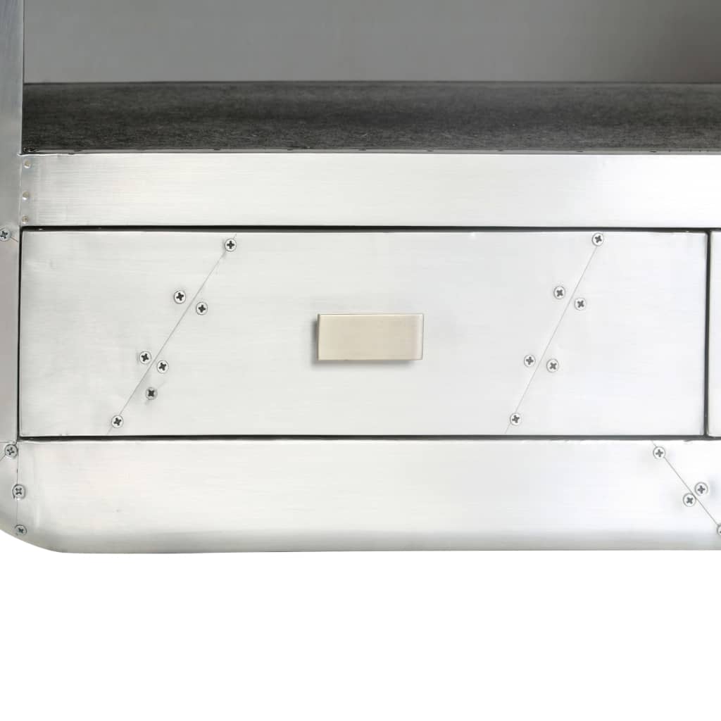 TV-Schrank Vintage Flieger Flugzeug-Stil 140x30x30 cm