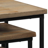 Thumbnail for Beistelltisch-Set 3-tlg. Recyceltes Teak