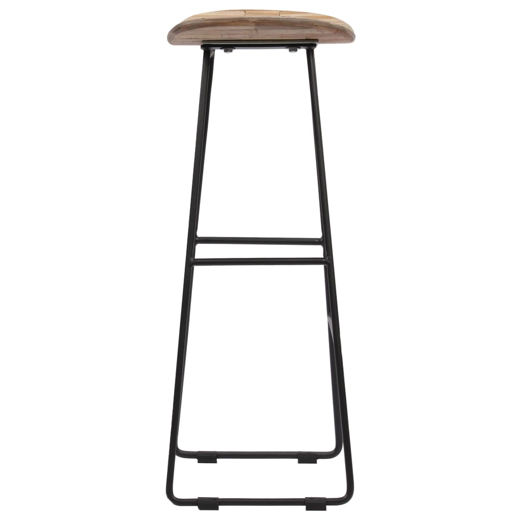 Barhocker 4 Stk. Altholz Teak