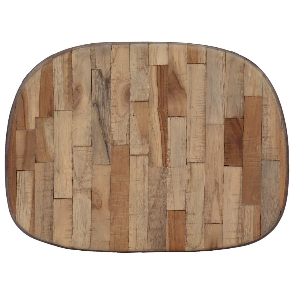 Barhocker 4 Stk. Altholz Teak