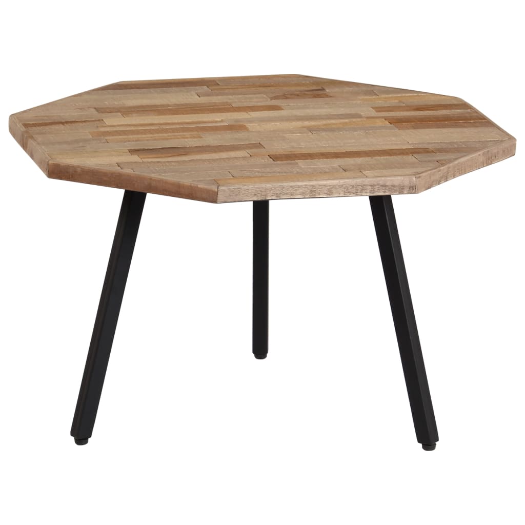 Couchtisch-Set 2-tlg. Sechseckig Recyceltes Teak